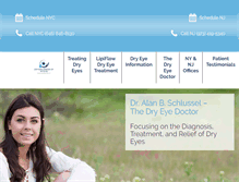 Tablet Screenshot of dryeyecare.net